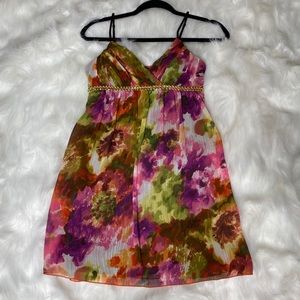 Ruby Rox Floral Colorful Summer Dress